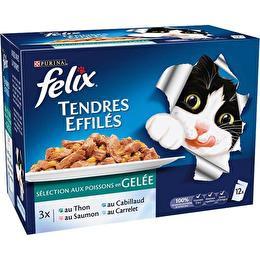 Felix Tendres Effilés en gelée 24 x 85 g pour chat