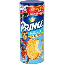 PRINCE LU Biscuits goût vanille au blé complet