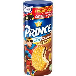 PRINCE LU Biscuits double goût lait choco