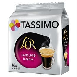 L'OR TASSIMO Dosettes café long intense x16