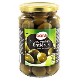 CORA Olives vertes entières