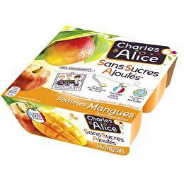 CHARLES & ALICE Dessert fruitier pommes mangues