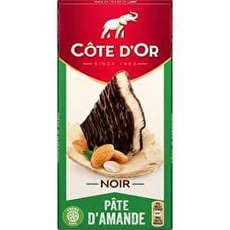CÔTE D'OR Chocolat noir pâte d'amande
