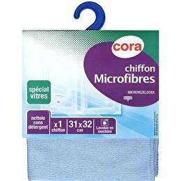 CORA Chiffon microfibres vitres 31x32 cm