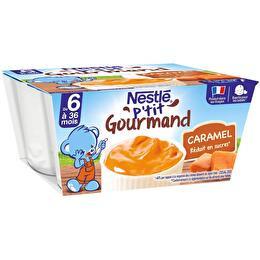 NESTLÉ P'tit Gourmand - Crème dessert caramel dès 6 mois 4x100g