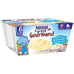 NESTLÉ P'tit Gourmand - Crème de riz au lait dès 6 mois +