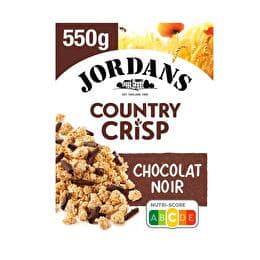 JORDANS Céréales country crisp chocolat noir