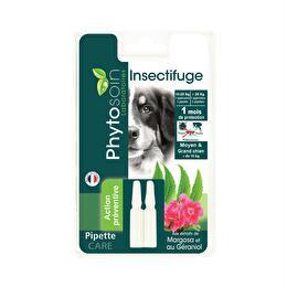 PHYTOSOIN Pipettes insectifuges chiens x2