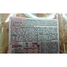CORA Croissant jambon emmental  x2