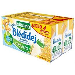 Blédina - Blédidéj - Céréales lactées dès 4/6 mois 4x250ml - Supermarchés  Match