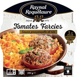 RAYNAL ET ROQUELAURE Tomates farcies sauce provençale et riz