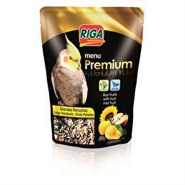 RIGA Premium menu grandes perruches vitamines & fruits  - 800 g