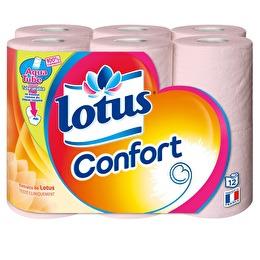 Lotus---Papier-toilette-confort-blanc/rose---Supermarchés-...