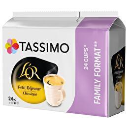L'or Tassimo - Dosettes petit déjeuner classic - x24 - Supermarchés Match