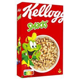 KELLOGG'S Smaks - Céréales blé soufflé caramélisé