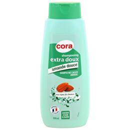 CORA Shampooing familial amande douce tous types de cheveux