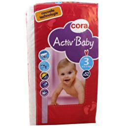 CORA Couches Activ'Baby T3 4-9 kg