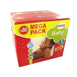 CORA Couches Baby T5 11-25kg x80 mega pack