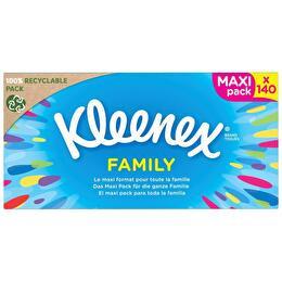 KLEENEX Mouchoirs boite family box x140