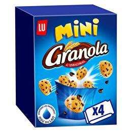 GRANOLA LU Minis cookies aux pépites de chocolat  - 4 x 40 g
