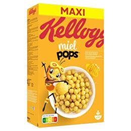 KELLOGG'S Miel pops - Céréales maïs soufflées au miel