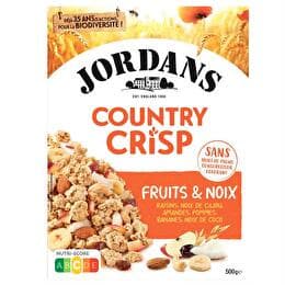 JORDANS Céréales country crisp fruits et noix