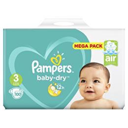 PAMPERS Pampers Baby dry méga T3