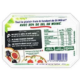 ST MÔRET Spécialité fromagère nature réduit en sel -25%