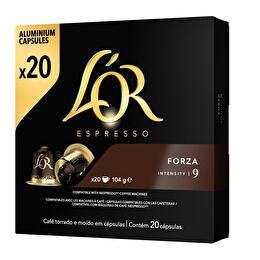 L'OR Capsules café espresso forza intensité 9  x20