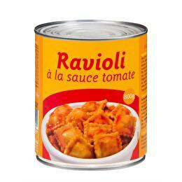 LE MOINS CHER Ravioli à la sauce tomate
