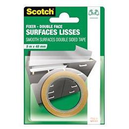 SCOTCH DOUBLE FACE SURFACES LISSES 5MX48MM SCOTCH