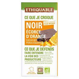 ETHIQUABLE Chocolat noir orange confite BIO
