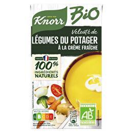 KNORR Velouté de légumes du potager a la crème fraîche BIO
