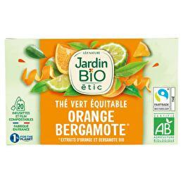 Jardin bio étic - Thé vert orange bergamote 30g jardin bio Equitable -  Supermarchés Match