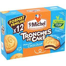 St Michel Biscuits Tronches De Cake Fourres Au Chocolat Supermarches Match