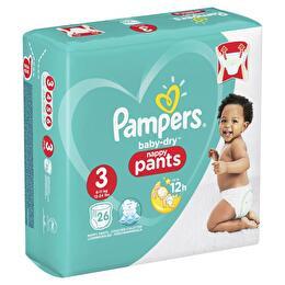 PAMPERS Culottes T3 paquet