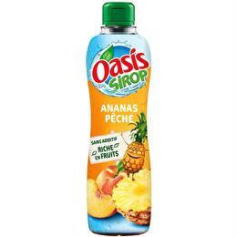 OASIS Sirop d'ananas et pêche