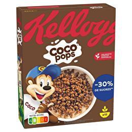 KELLOGG'S Coco pop's   Céréales riz soufflés au chocolat