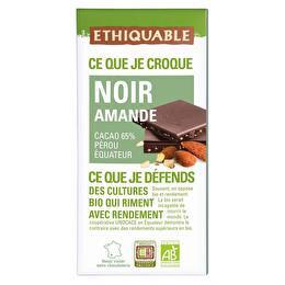 ETHIQUABLE Chocolat noir amande BIO