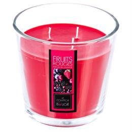 LE COMPTOIR DE LA BOUGIE Bougie verre 500g parfum fruits rouges
