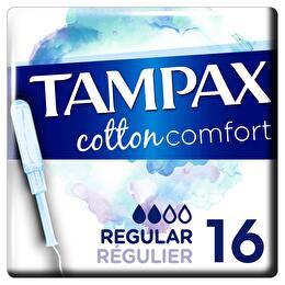 TAMPAX Pearl cotton confort regular