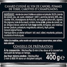 RAYNAL ET ROQUELAURE Bourguignon de canard vin de Cahors