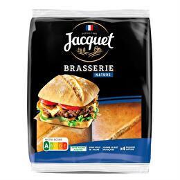 BRASSERIE JACQUET Pains burgers nature x4