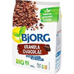BJORG Céréales granola chocolat BIO