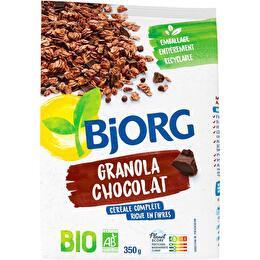 BJORG Céréales granola chocolat BIO