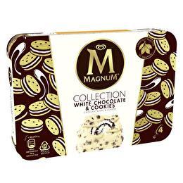 MAGNUM Batonnet white chocolate and cookies  x 4