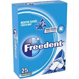 Freedent - Chewing-gum menthe givrée x25 - Supermarchés Match