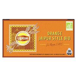 LIPTON Thé orange Jaipur BIO 20 sachets mousseline