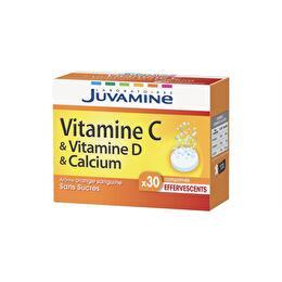 JUVAMINE Vitamine C, D & calcium x30