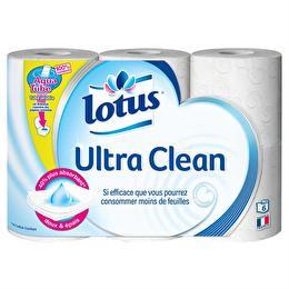 Lotus - Papier toilette ultra clean 3 plis - Supermarchés Match
